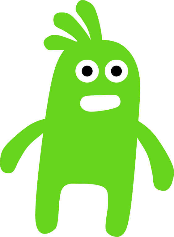 Green medium image png. Monster clipart blob