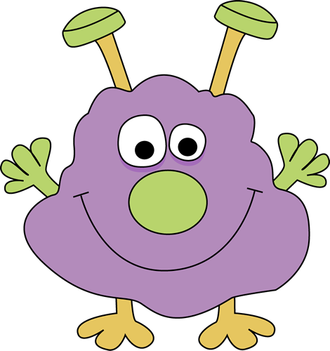 Free cute clip art. Monster clipart blob