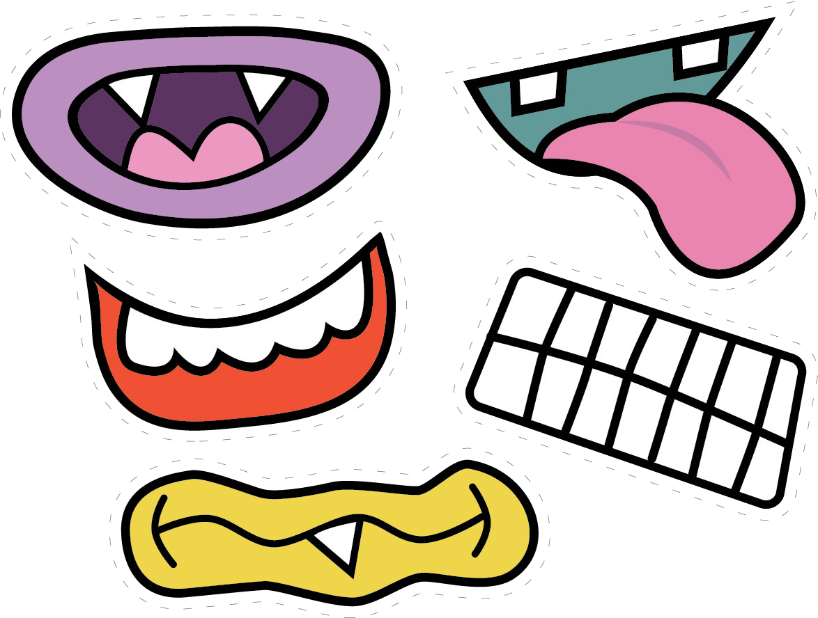 Monster clipart mouth, Monster mouth Transparent FREE for download on
