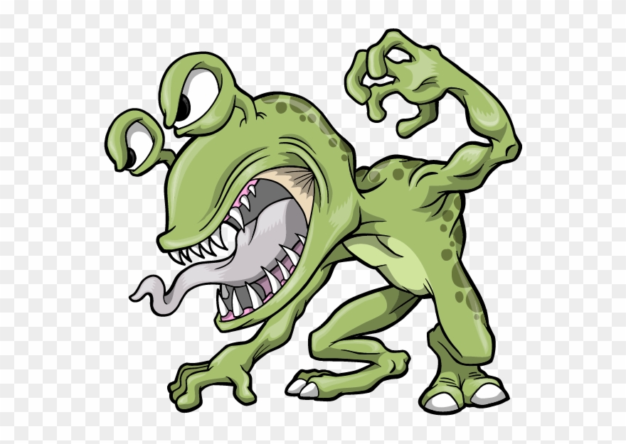 monster clipart scary