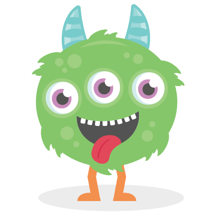 monster clipart three eyed