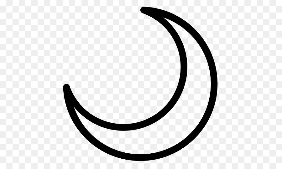 Moon clipart crescent. Symbol circle transparent clip