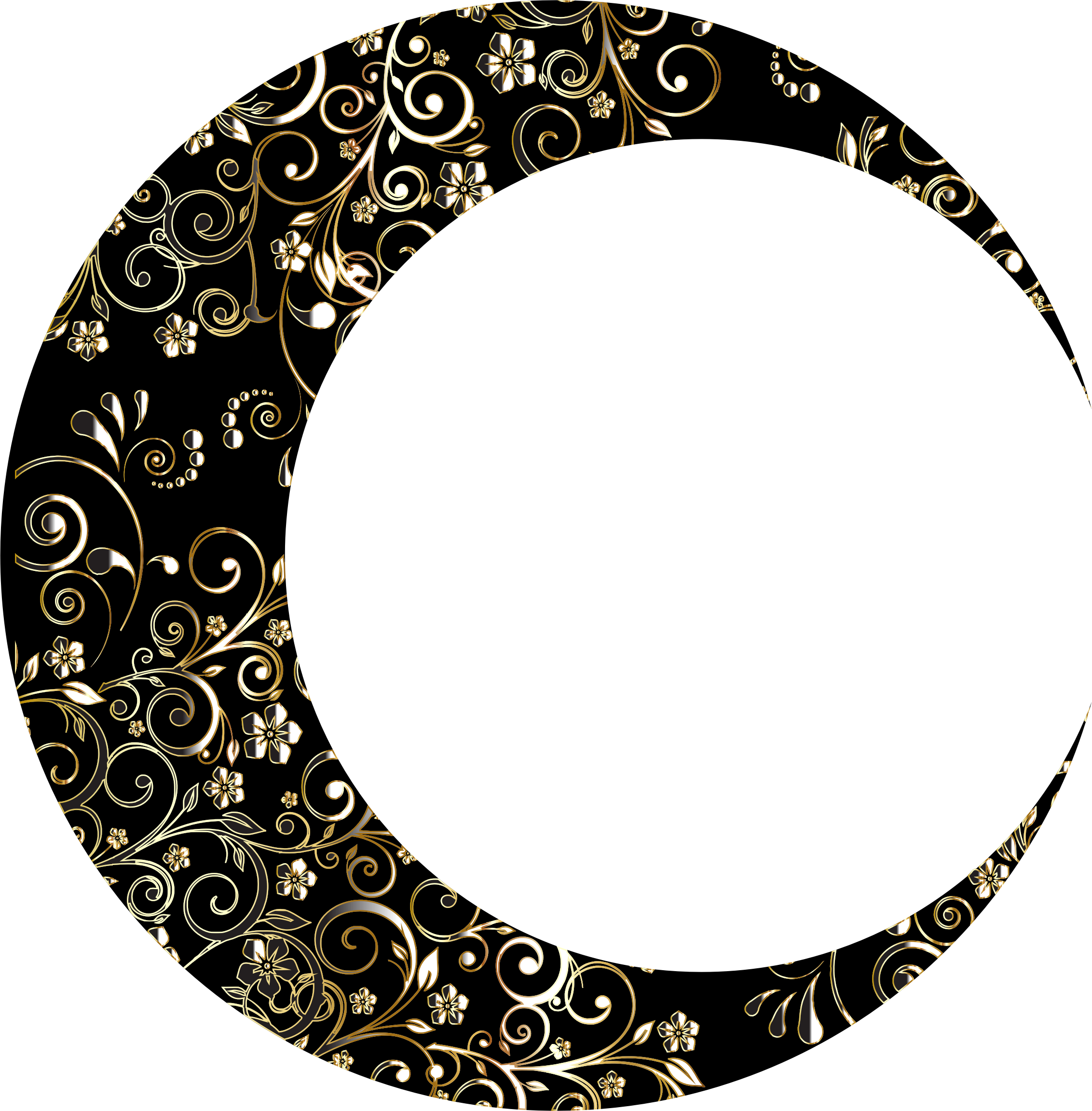 Moon clipart curved. Crescent at getdrawings com
