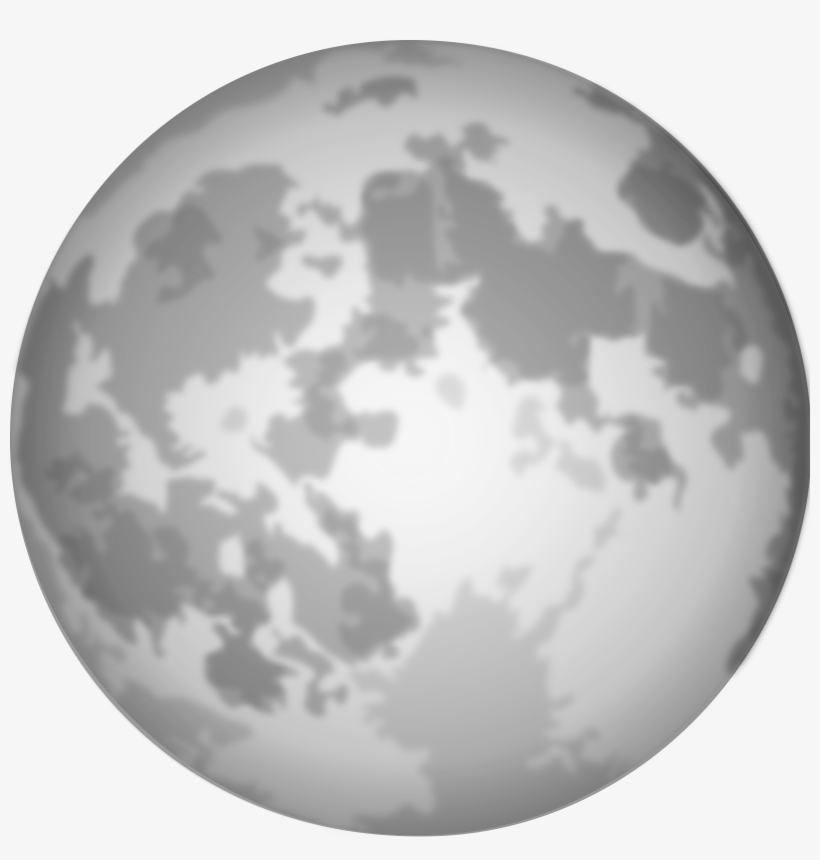 moon clipart detailed