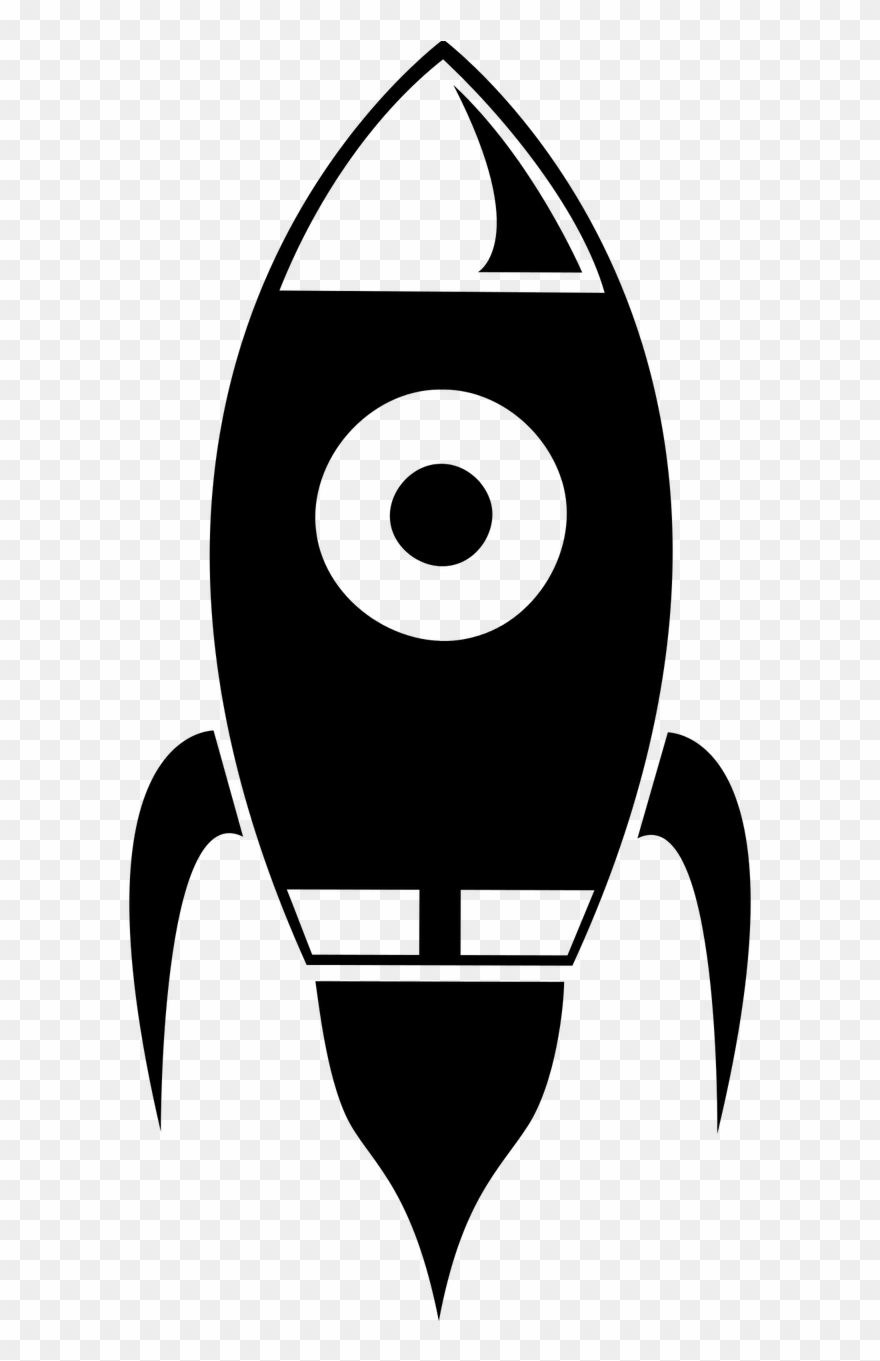 Cartoon icon ship png. Rocketship clipart moon rocket