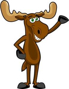 moose clipart animated