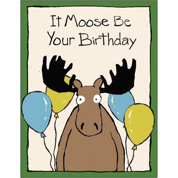 moose clipart birthday