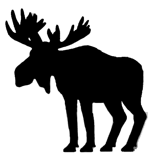 moose clipart border
