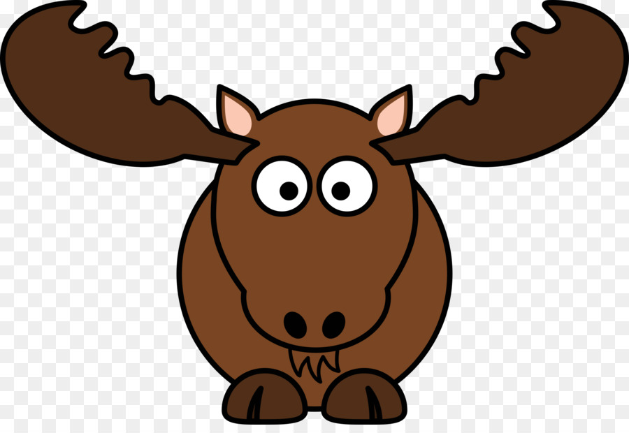 moose clipart brown