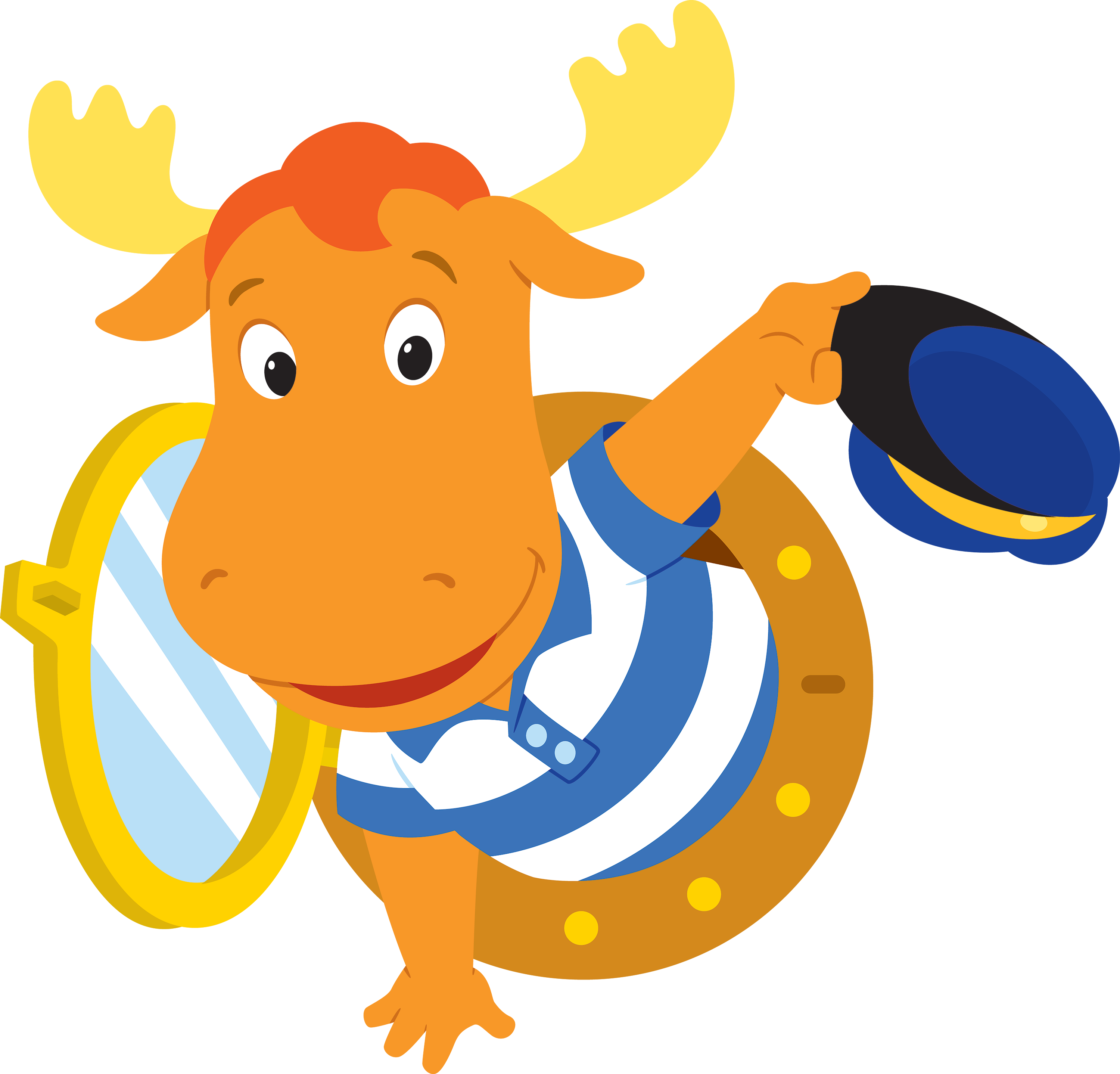 moose clipart character