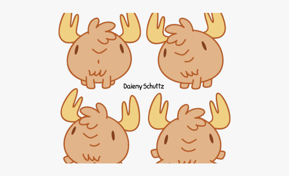 moose clipart chibi