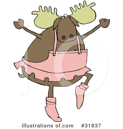 moose clipart girl moose