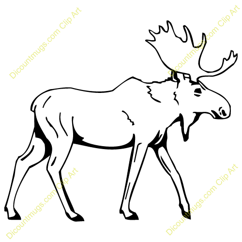 moose clipart mascot