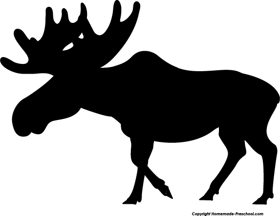moose clipart moose outline