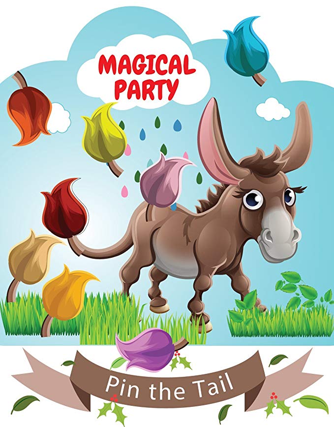 moose clipart pin the tail on