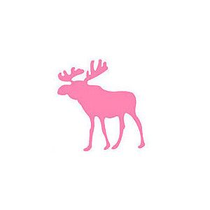 moose clipart pink