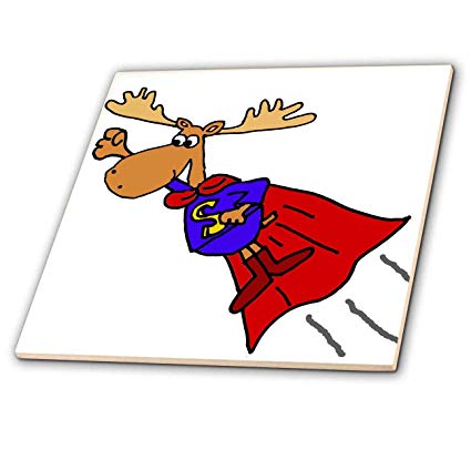 moose clipart superhero