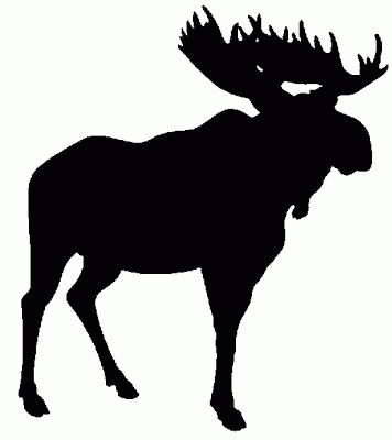 moose clipart vector