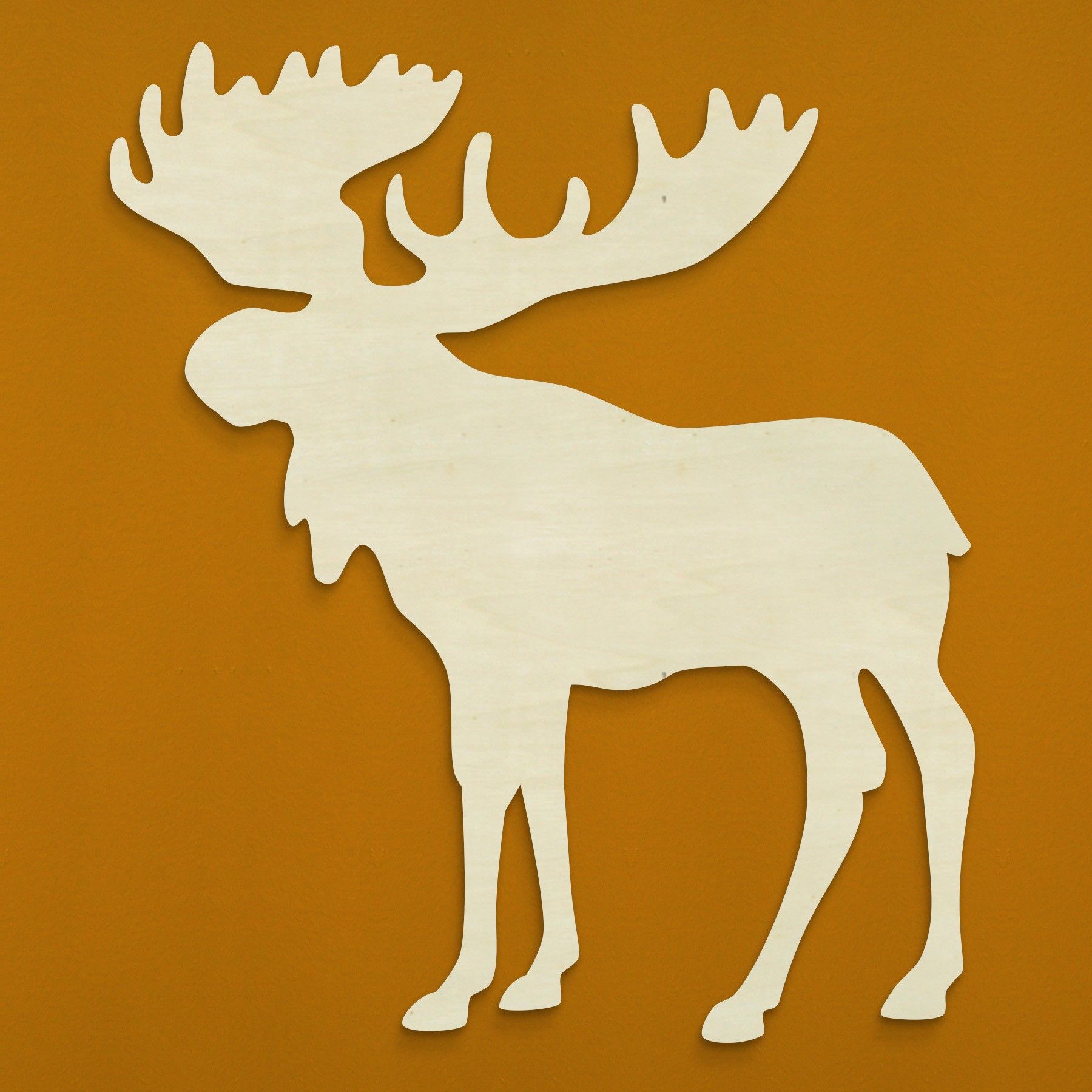 moose clipart woods silhouette