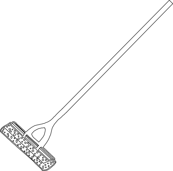 mop clipart drawing