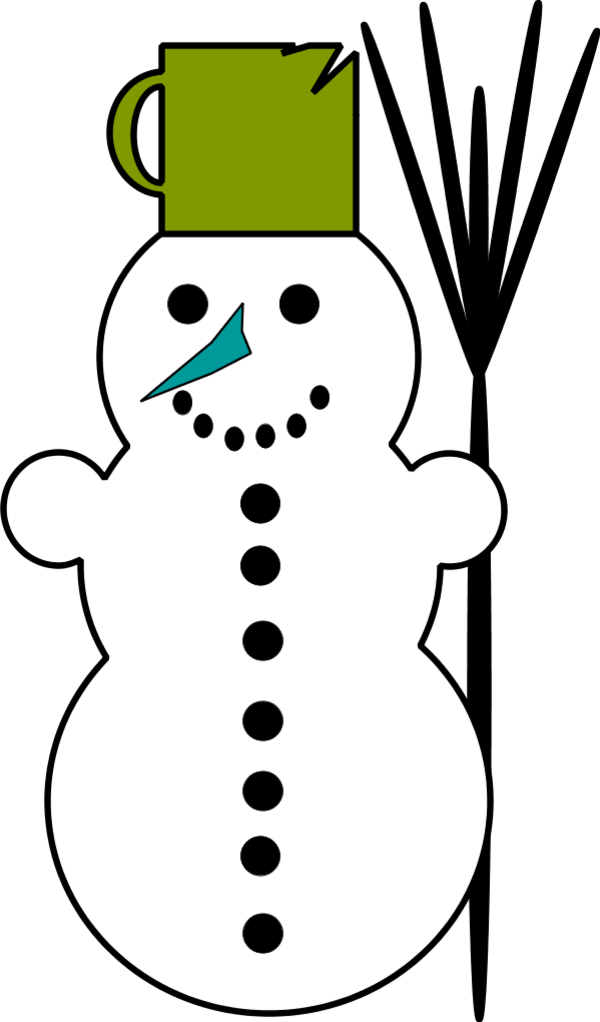 Mop snowman