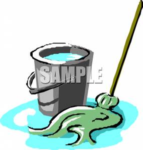 mop clipart water use