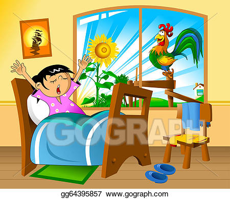 Stock illustrations . Morning clipart early morning