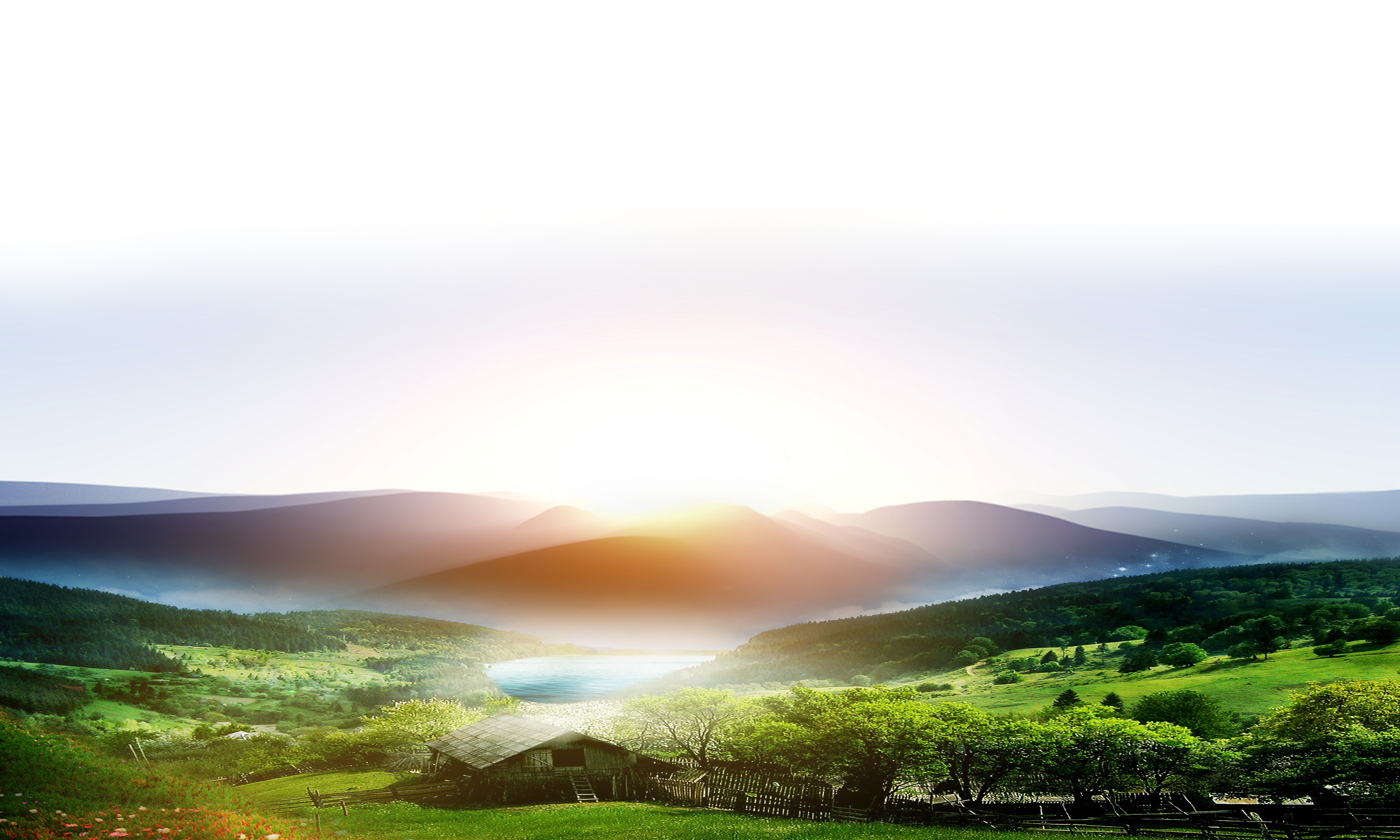 Morning clipart morning scenery. Images gallery for free