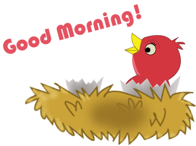 morning clipart morning schedule