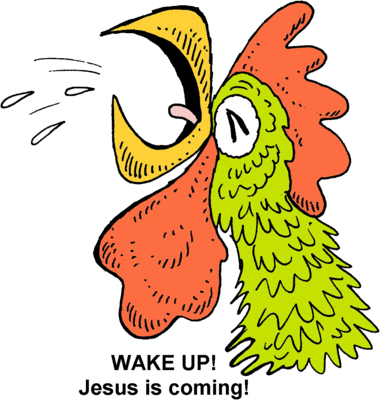 morning clipart rooster morning