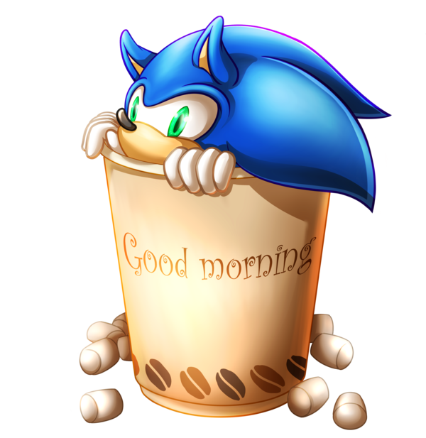 Morning clipart thank you. Sonic wishes good by