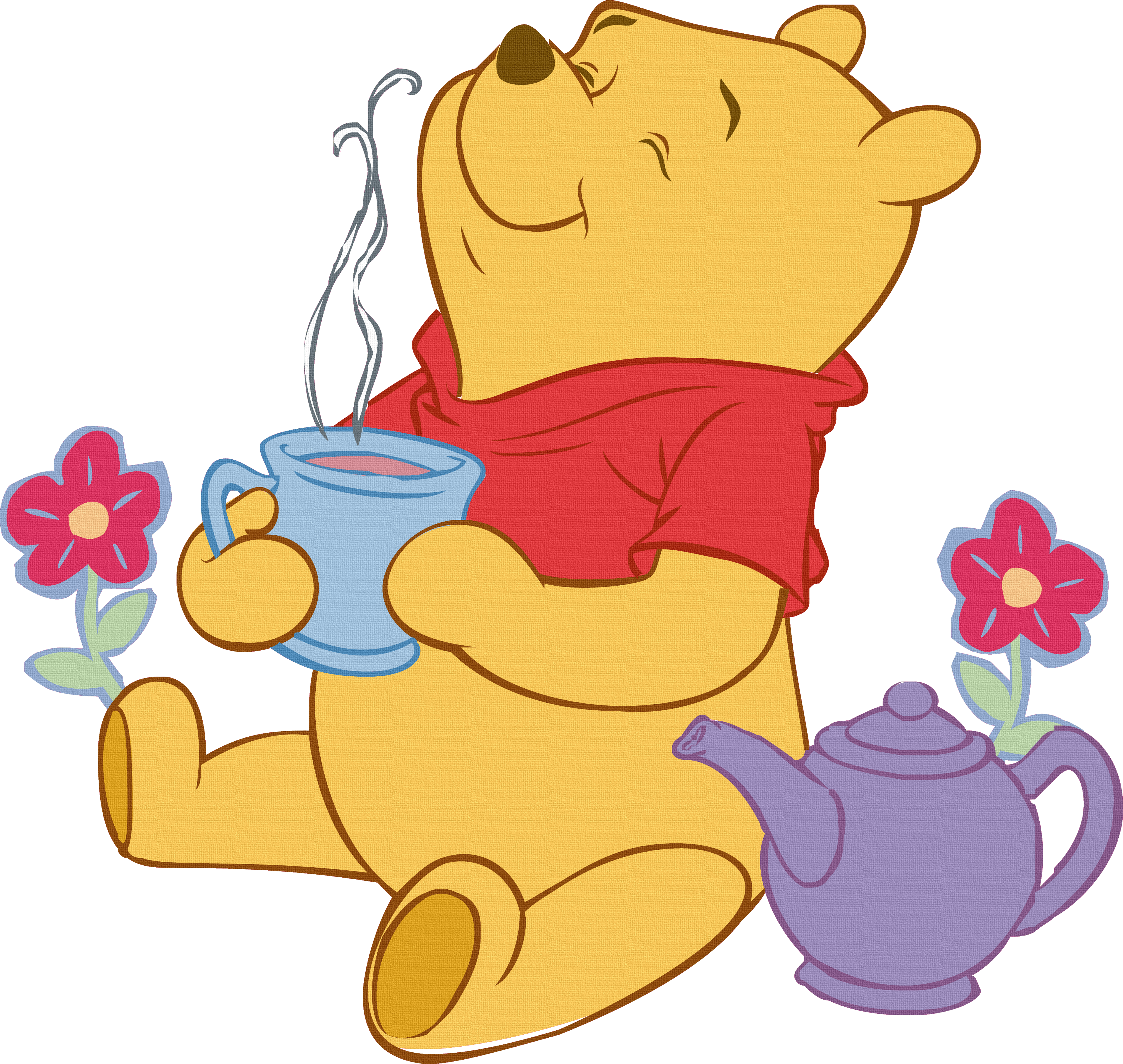 Winnie the pooh clip. Morning clipart toy
