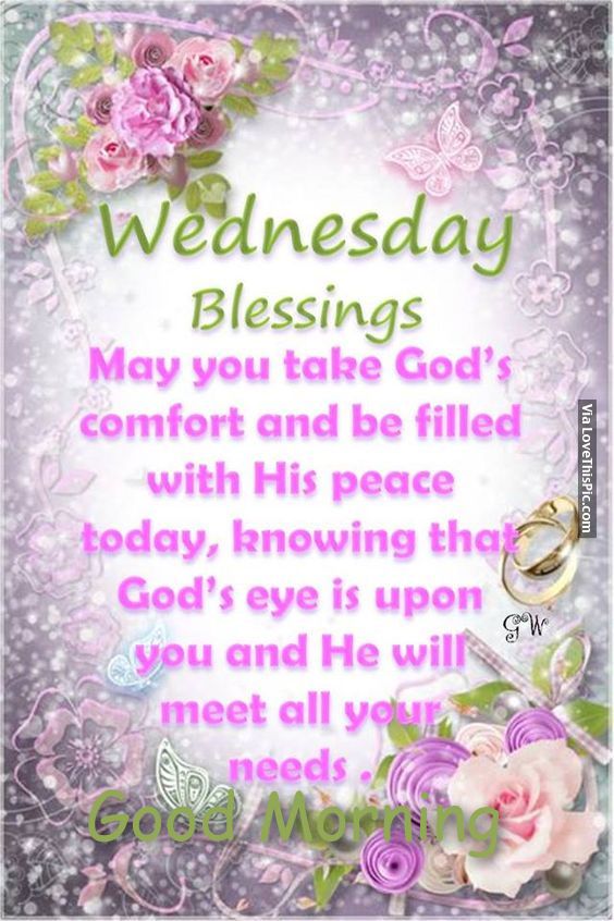 Morning clipart wednesday morning. Clip art blessings flowers