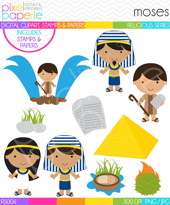 moses clipart bible hero