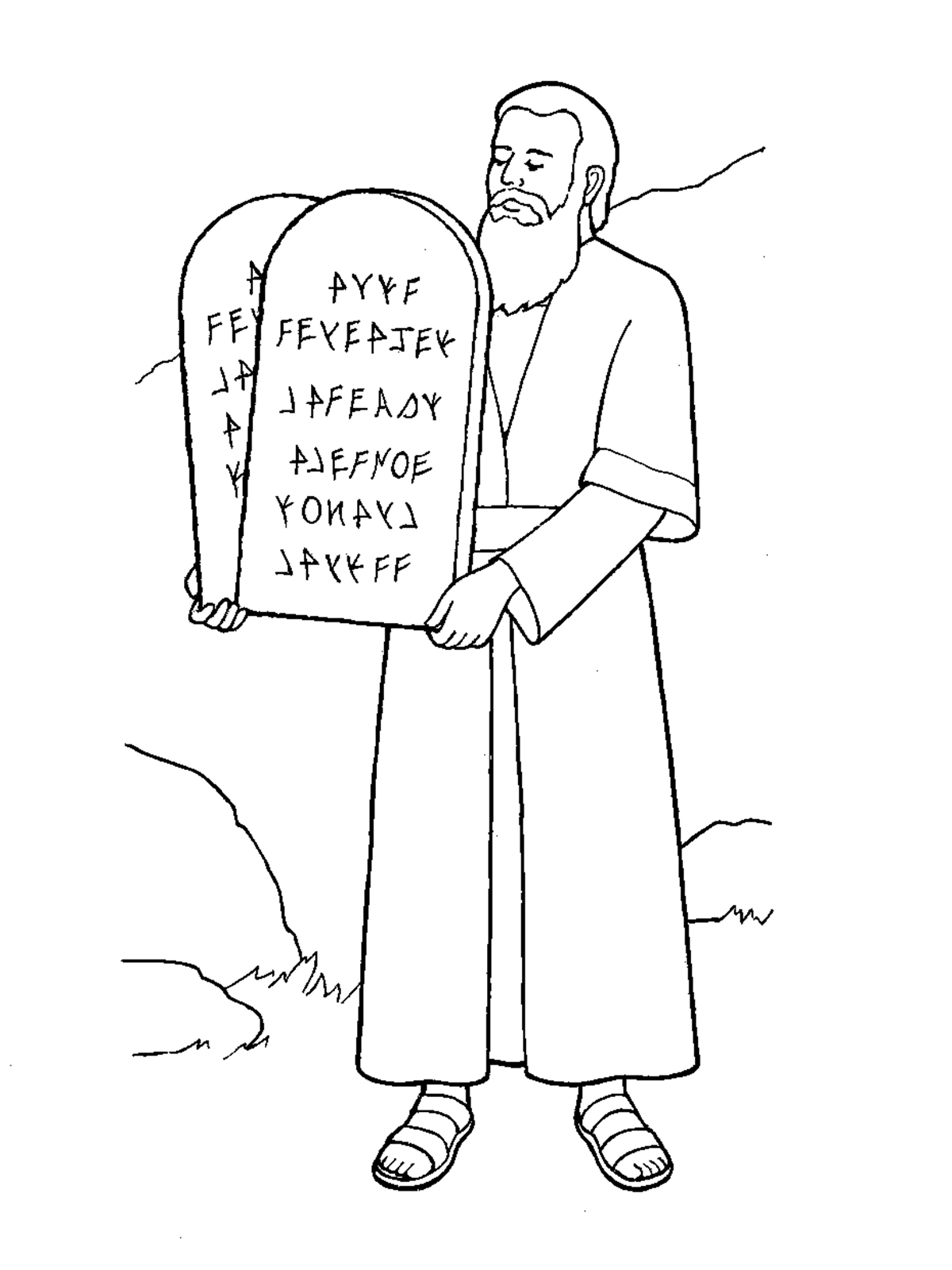 moses clipart lds