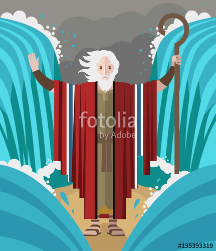 moses clipart vector