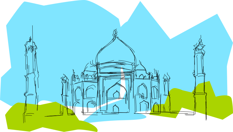 mosque clipart animated