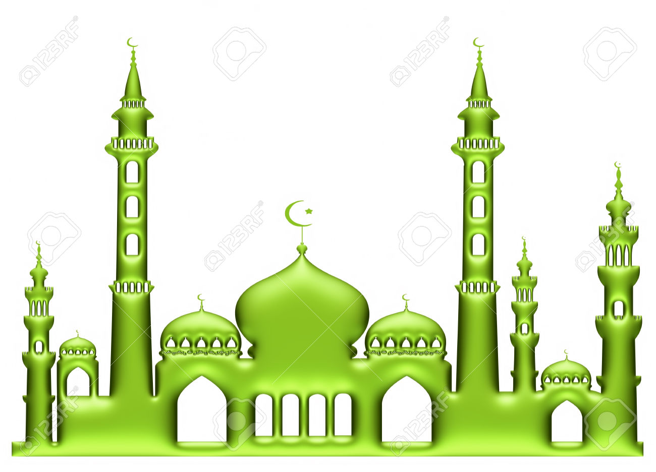 Mosque clipart clipart green. Masjid nabawi x free