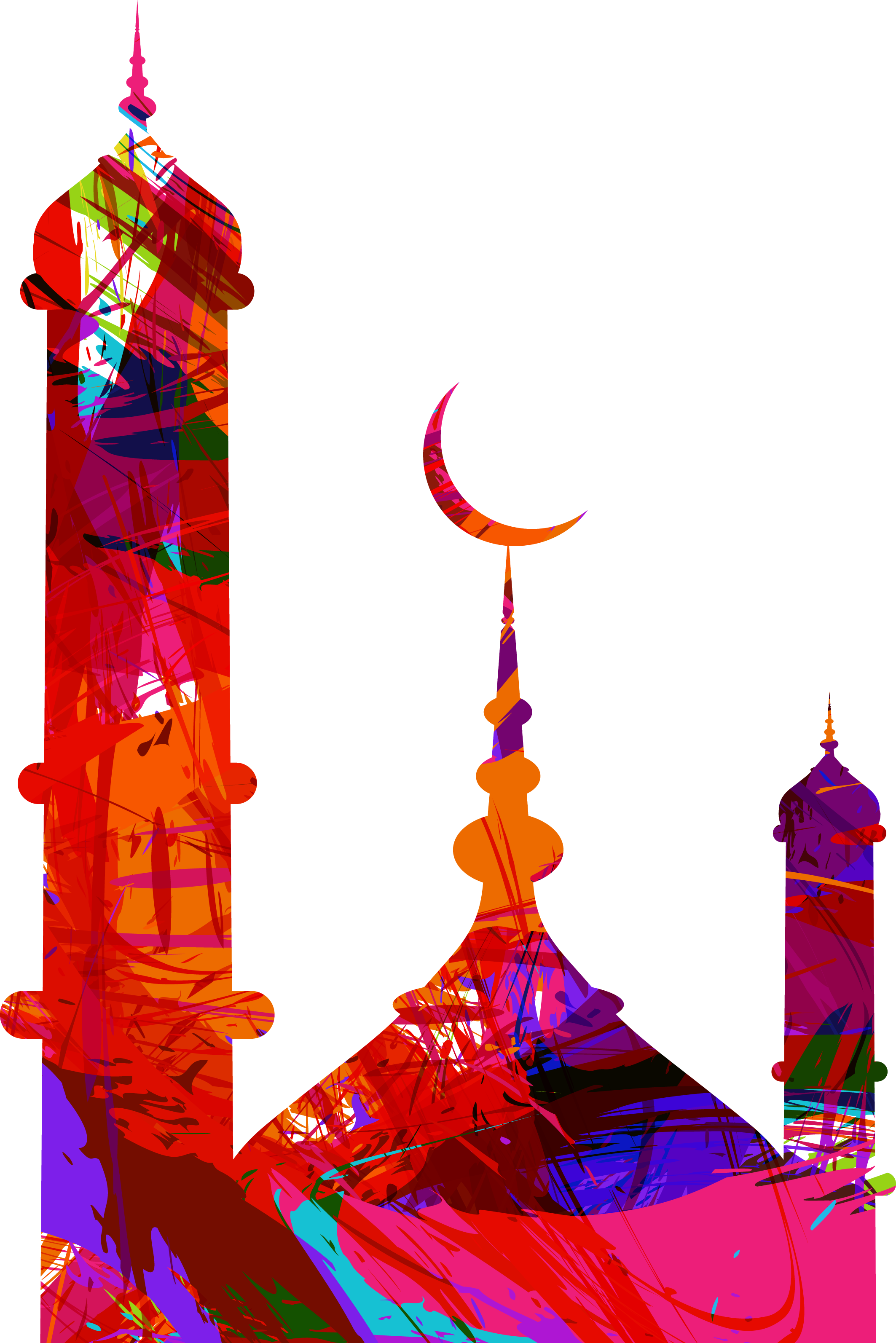 Colorfu Mosque Transparent | Download PNG Image