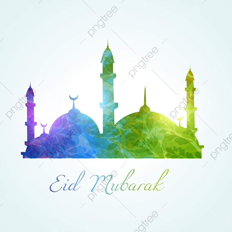 mosque clipart colorful