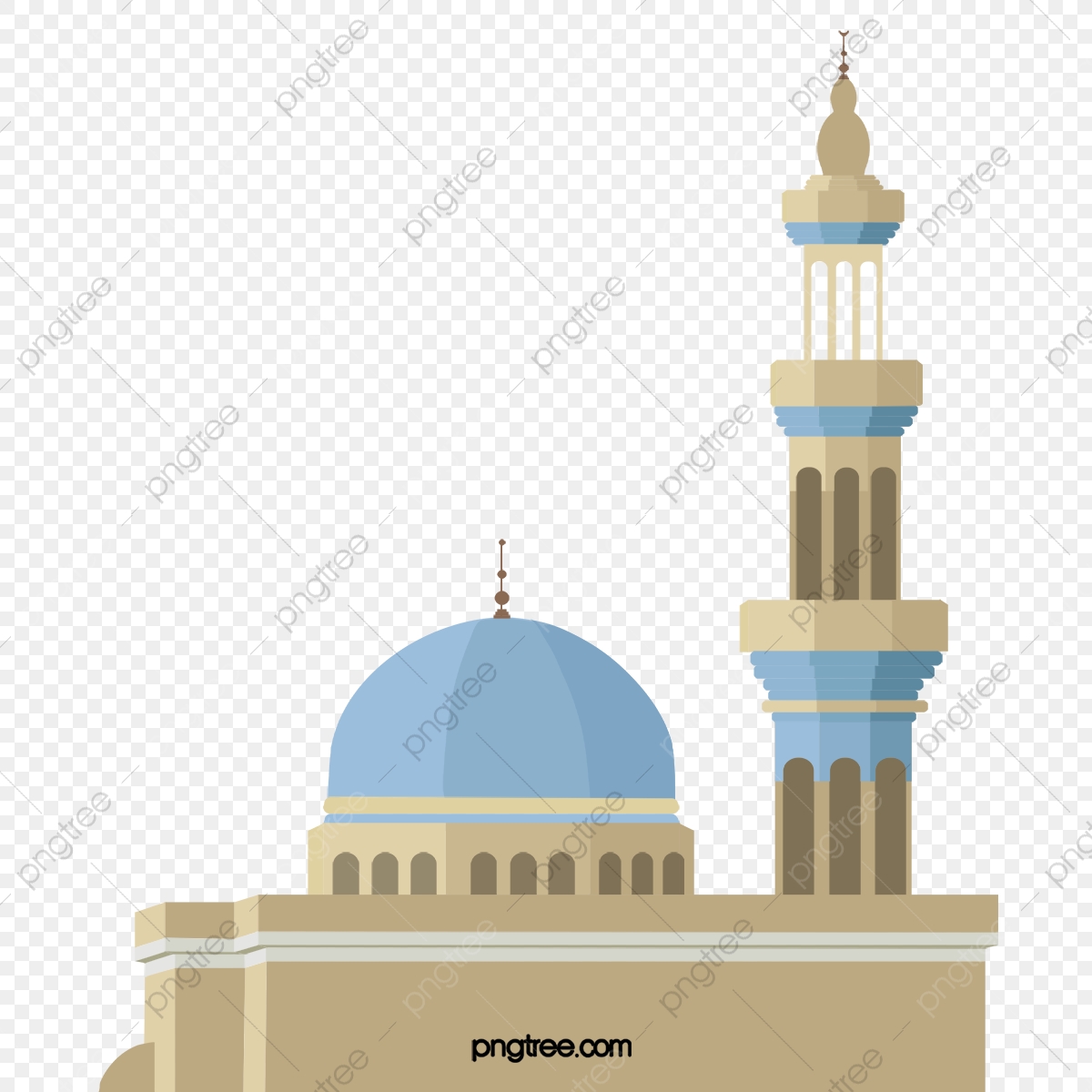 Mosque clipart flat. Wind islamic islamism style