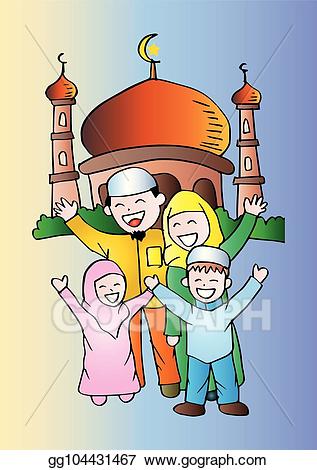 mosque clipart happy