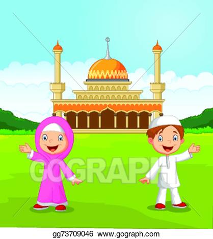 mosque clipart happy