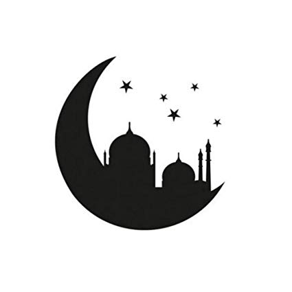 mosque clipart moon