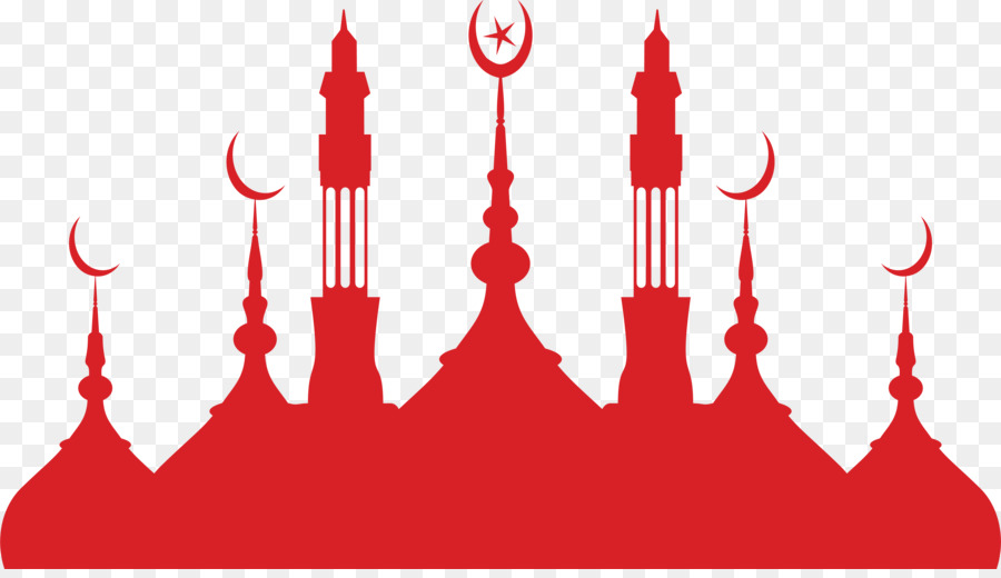 mosque clipart red