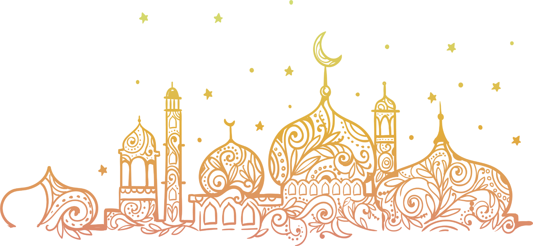 Mosque clipart silhouette, Mosque silhouette Transparent FREE for