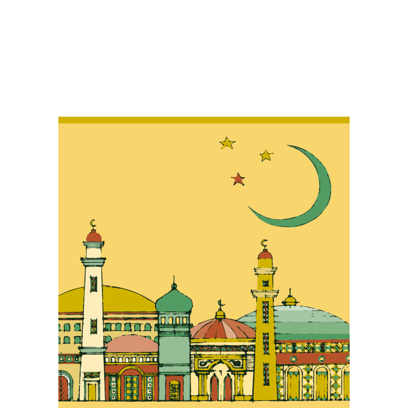 mosque clipart sketch