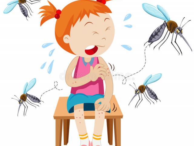 mosquito clipart dirty hair
