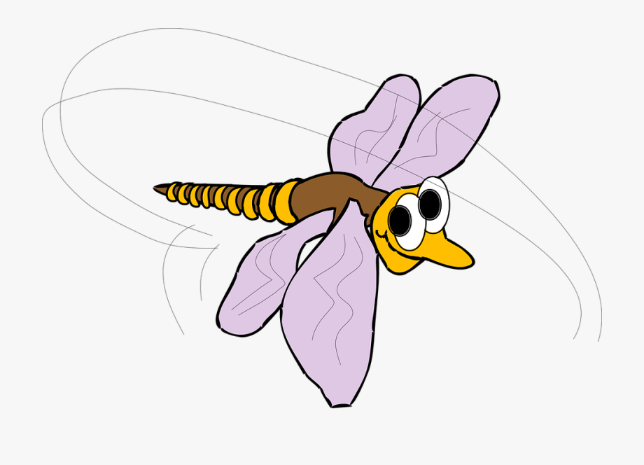 Face wings insect smile. Mosquito clipart happy