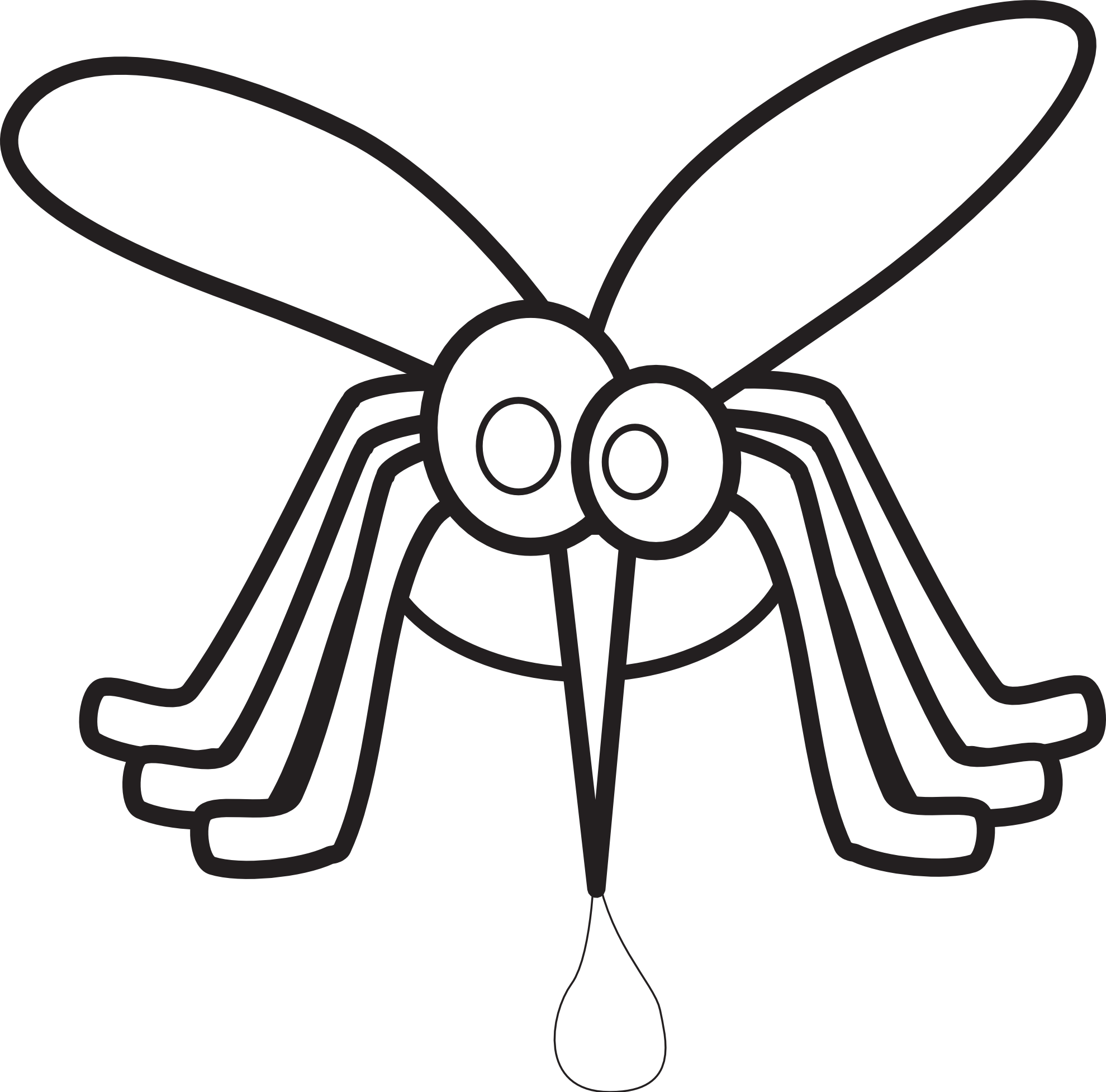 Mosquito clipart outline. Free download best on